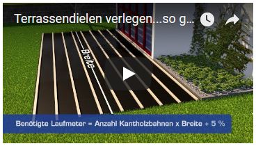 Video Terrassendielen verlegen