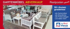 Gartenmöbel Restposten Abverkauf 2018
