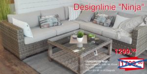 Loungegruppe Ninja | Sie sparen 500,- €