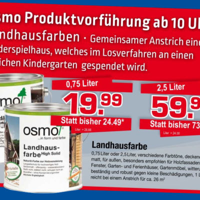 Osmo-Produktvorführung