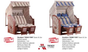 Strandkörbe "TRENDY PURE"