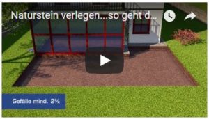 Video Naturstein verlegen